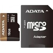 Карта памяти MicroSD 16 Gb 10 кл. A-Data c ад.