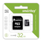 Карта памяти MicroSD 32 Gb 10 кл. Silicon Power без ад.