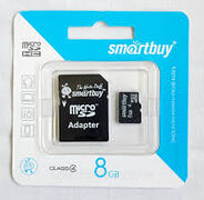 Карта памяти SD 8 Gb 4 кл. Mirex