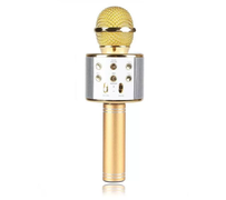 Караоке микрофон Viptek VK02 золотой