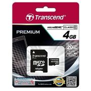 Карта памяти SD 4 Gb 10 кл. Transcend