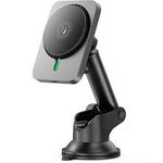 Автомобильный магнитный держатель на панель с беспроводной зарядкой XO CX017