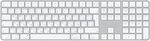 Клавиатура Apple Magic Keyboard с Touch ID и цифровой панелью US English White MK2C3ZA/A