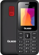 Телефон Olmio A12 (черный/красный)