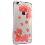 Силиконовый чехол с цветами для iPhone 6/6S